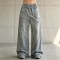 Custom Pink Fleece Distressed Studded Sweatpants