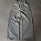 Custom Grey Fleece Distressed Studded Sweatpants