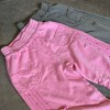 Custom Grey Fleece Distressed Studded Sweatpants