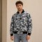 Custom Grey Camo All-Over Print Bomber Jacket