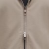 Custom Sand Beige Hooded Anorak Windbreaker Jacket