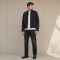 Custom Washed Black Cotton Work Jacket