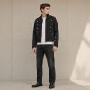 Custom Washed Black Cotton Work Jacket