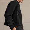 Custom Washed Black Cotton Work Jacket