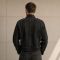 Custom Washed Black Cotton Work Jacket