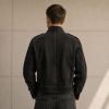 Custom Washed Black Cotton Work Jacket