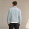 Custom Washed Light Blue Cotton Chore Coat
