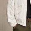 Custom Off-White Cotton Harrington Jacket
