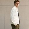 Custom Off-White Cotton Harrington Jacket