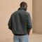 Custom Washed Black Cotton Chore Coat