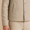 Custom Off-White Crinkle Wash Chore Coat