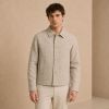 Custom Off-White Crinkle Wash Chore Coat
