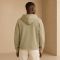 Custom Washed Sand French Terry Henley Hoodie