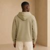 Custom Washed Sand French Terry Henley Hoodie