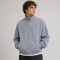 Custom Washed Cotton Mock Neck Zip-Up Hoodie