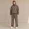 Custom Leopard Print Sherpa Hoodie Pants Set