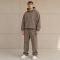 Custom Leopard Print Sherpa Hoodie Pants Set