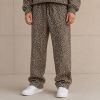 Custom Leopard Print Sherpa Hoodie Pants Set