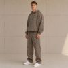 Custom Leopard Print Sherpa Hoodie Pants Set