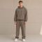 Custom Leopard Print Sherpa Hoodie Pants Set