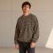 Custom Leopard Print Cotton Crewneck Sweatshirt