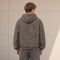 Custom Leopard Print Sherpa Zip-Up Hoodie
