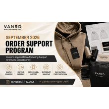 VANRD September 2026 Custom Apparel Order Support Program