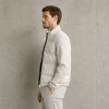 Custom Beige Lightweight Stand Collar Quilted Puffer Jacket