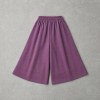 Custom Purple Loose Cotton Fleece Sweat Shorts