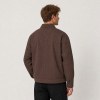 Custom Brown Cotton Canvas Embroidered Work Jacket