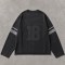 Custom Football Jersey with Distressed Print and Number
