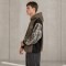 Custom Brown Camouflage Paneling Pullover Hoodie