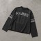Custom Football Jersey with Distressed Print and Number