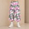 Custom Pink Green Camouflage Wide Leg Cargo Pants