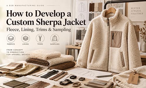 How to Develop a Custom Sherpa Jacket: Fleece, Lining, Trims & Sampling