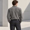 Custom Acid Wash Charcoal Denim Western Shirt