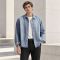 Custom Denim Overshirt in Stone Wash Blue for Easy Layering