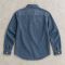 Custom Denim Work Shirt in Dark Indigo with Patch Pockets