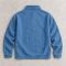 Custom Denim Pullover Shirt with Stand Collar and Snaps