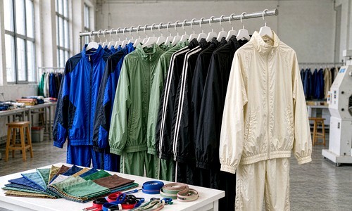 Nylon Tracksuit Manufacturing Guide: Fabric, Fit, Color Blocking & Branding