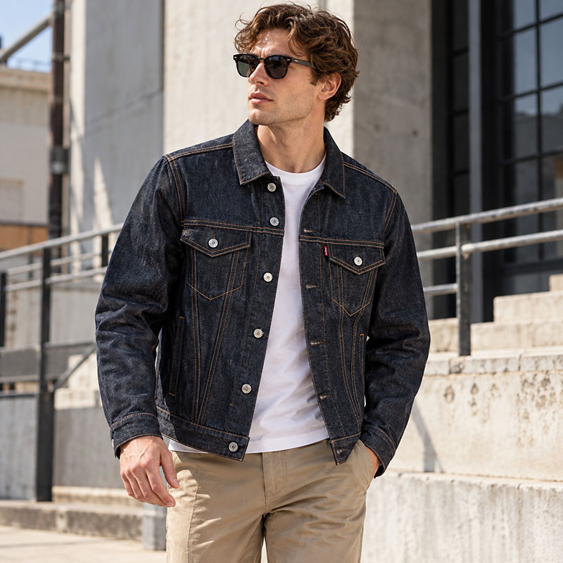 Utility-Inspired Denim Jacket