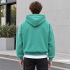 Custom Fleece Hoodies in Kelly Green with Full Zip Front