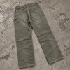 Custom Carpenter Pants in Olive with Double Knee Panels