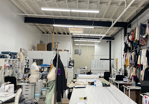Private label hoodie product development and apparel sample room