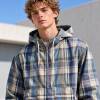 Custom Anorak Jacket in Blue Plaid with Matching Shorts Set