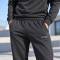 Custom Jogger Set in Black Half Zip Fleece with Raglan Sleeves