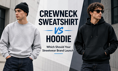 Crewneck Sweatshirt vs Hoodie: Which Should Your Streetwear Brand Launch?