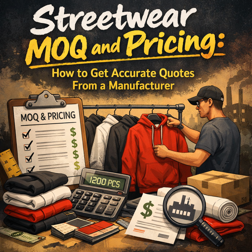 Streetwear MOQ and Pricing: How to Get Accurate Quotes From a Manufacturer