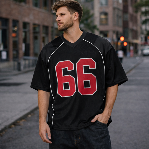 Custom Football Mesh Jersey Top, custom t shirt manufacturer OEM