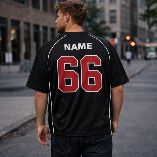 Custom Football Mesh Jersey Top, custom t shirt manufacturer OEM